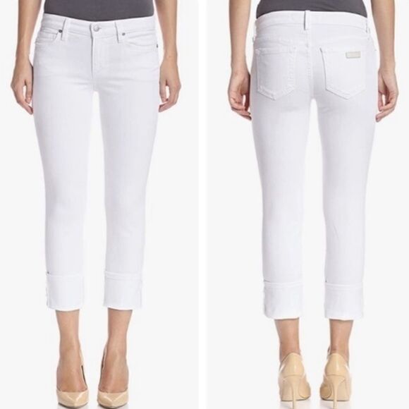 Joe's Jeans Cuff Mid Rise Crop Jeans - Picture 1 of 9